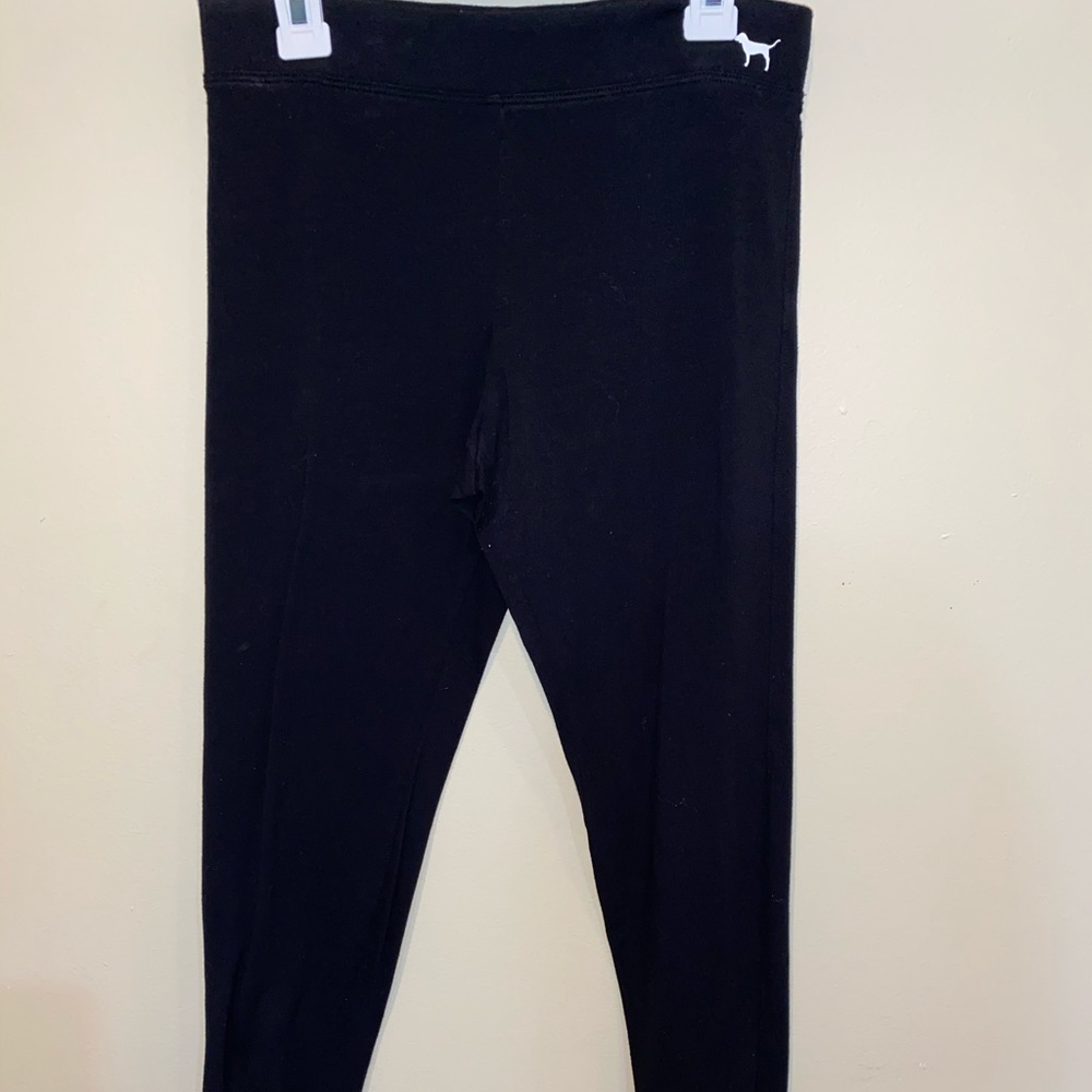 PINK black yoga leggings